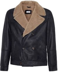 Brunello Cucinelli - Chaqueta con doble botonadura - Lyst