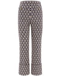Valentino Garavani - Toute La V Jacquard Trousers - Lyst