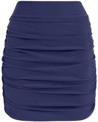 Amir Slama - Gedrapeerde Mini-Rok - Lyst