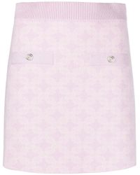 Maje - Jacquard-knit Miniskirt - Lyst