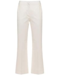 Emme - Pressed-Crease Trousers - Lyst