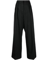 Rohe - Striped Wide-leg Trousers - Lyst