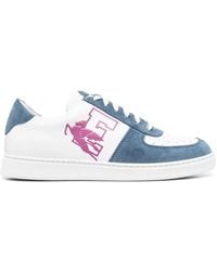 Etro - Pegaso Two-Tone Sneakers - Lyst