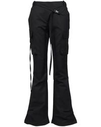 BOHEMSEO - Strap-Detail Buckled Cargo Pants - Lyst