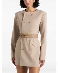 Manière De Voir - Sierra Double-Breasted Belted Blazer Dress - Lyst