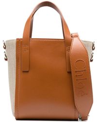 Chloé - Medium Sense Leather Tote Bag - Lyst