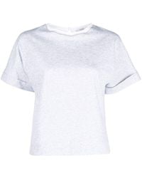 Peserico - T-shirt con dettagli a contrasto - Lyst