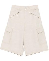 Fendi - High-Waisted Cargo Shorts - Lyst