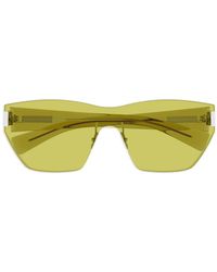 Saint Laurent - Transparent Sunglasses - Lyst