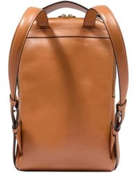 Lancel - Origami Leren Rugzak Met Ritssluiting - Lyst