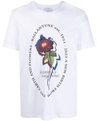 Ballantyne - T-shirt Met Print - Lyst