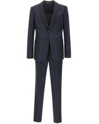 Emporio Armani - Shawl Lapels Single-Breasted Suit - Lyst
