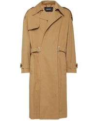 DSquared² - Gabardina con cinturón - Lyst