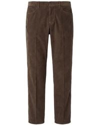 Incotex - Corduroy Straight-Leg Trousers - Lyst