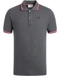 Bally - Piqué-Knit Embroidered-Logo Polo Shirt - Lyst