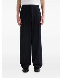 Jil Sander - Pantalon En Coton À Taille Ceinturée - Lyst