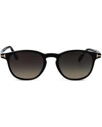 Tom Ford - Holt Round-Frame Sunglasses - Lyst