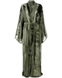 Roberto Cavalli - Abrigo Tipo Albornoz A Paneles - Lyst