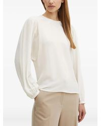 BOSS - Blusa Con Maniche A Palloncino - Lyst