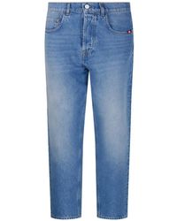 AMISH - Button-Fastening Five-Pockets Jeans - Lyst