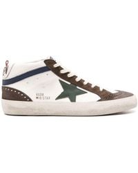 Golden Goose - Mid-star Leather Sneakers - Lyst