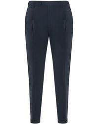 Berwich - Button-Fastening Pleated Trousers - Lyst