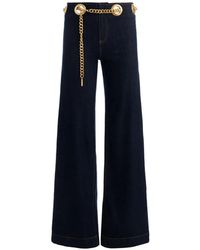 Alice + Olivia - Jasper Chain-Belt Jeans - Lyst