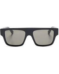 Gucci - Sonnenbrille Mit Eckigem Gestell - Lyst