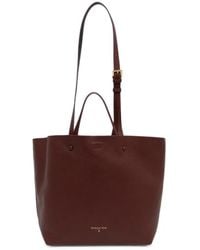 Patrizia Pepe - Grained Leather Tote Bag - Lyst