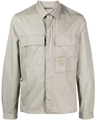 C.P. Company - Zipped Cotton Shirt Jacket - Lyst