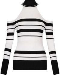 Liu Jo - Jersey a rayas con apliques - Lyst