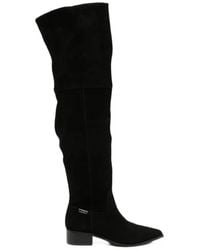 Liu Jo - Suede-Finish Over-The-Knee Boots - Lyst