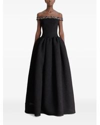Gemy Maalouf - Beaded Off-Shoulder Dress - Lyst