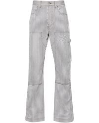 Amiri - White Striped Cotton Trousers - Men's - Cotton - Lyst