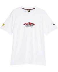PUMA - X Ferrari Race Embroidered T-Shirt - Lyst