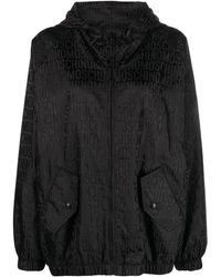 Moschino - Logo-print Hooded Jacket - Lyst