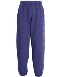 Aries - Column-Print Cotton Track Pants - Lyst