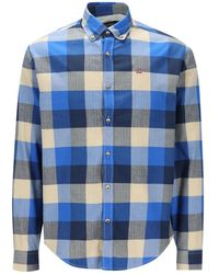 Napapijri - Checked Button-Down Shirt - Lyst