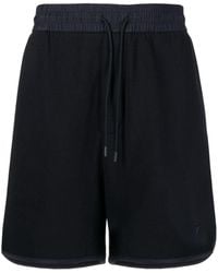 Emporio Armani - Pantalones cortos de deporte con logo bordado - Lyst