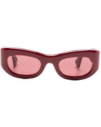 Gucci - Logo-Lettering Sunglasses - Lyst