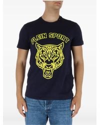 Philipp Plein - Tiger-Head Graphic-Print T-Shirt - Lyst