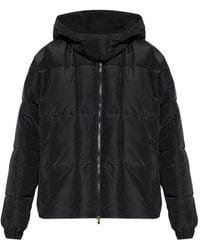 EA7 - Gefütterte Jacke mit Logo-Print - Lyst