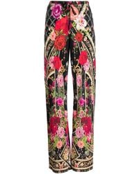 CAMILLA - Reservation For Love Silk Trousers - Lyst