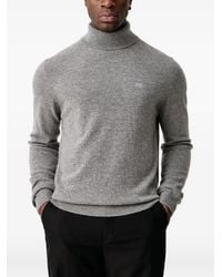 Lindbergh - Pull À Logo Brodé Et Col Roulé - Lyst