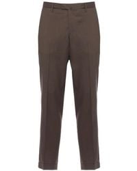 Briglia 1949 - Pressed-Crease Turn-Up Cuffs Trousers - Lyst