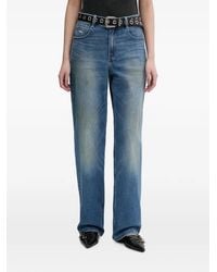 Miss Sixty - Faded Straight-Leg Jeans - Lyst