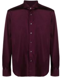 Corneliani - Long-sleeve Cotton Shirt - Lyst