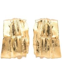 Completedworks - Textured Hoop Earrings - Lyst