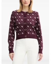 Guess - Cardigan À Motif Monogrammé - Lyst