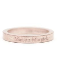 Maison Margiela - Logo-Engraved Band Ring - Lyst